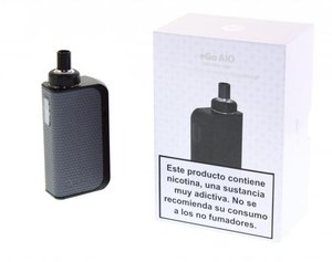 CIGARRILLO ELECTRONICO BOX EGO AIO BLACK/GREY