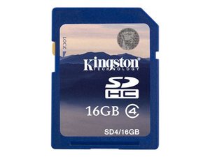 TARJETA SDHC KINGSTON 16 GB CLASS 4