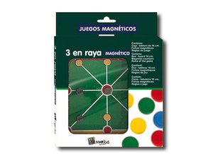 JUEGO MAGNETICO MARIGO 16 cms 3 EN RAYA